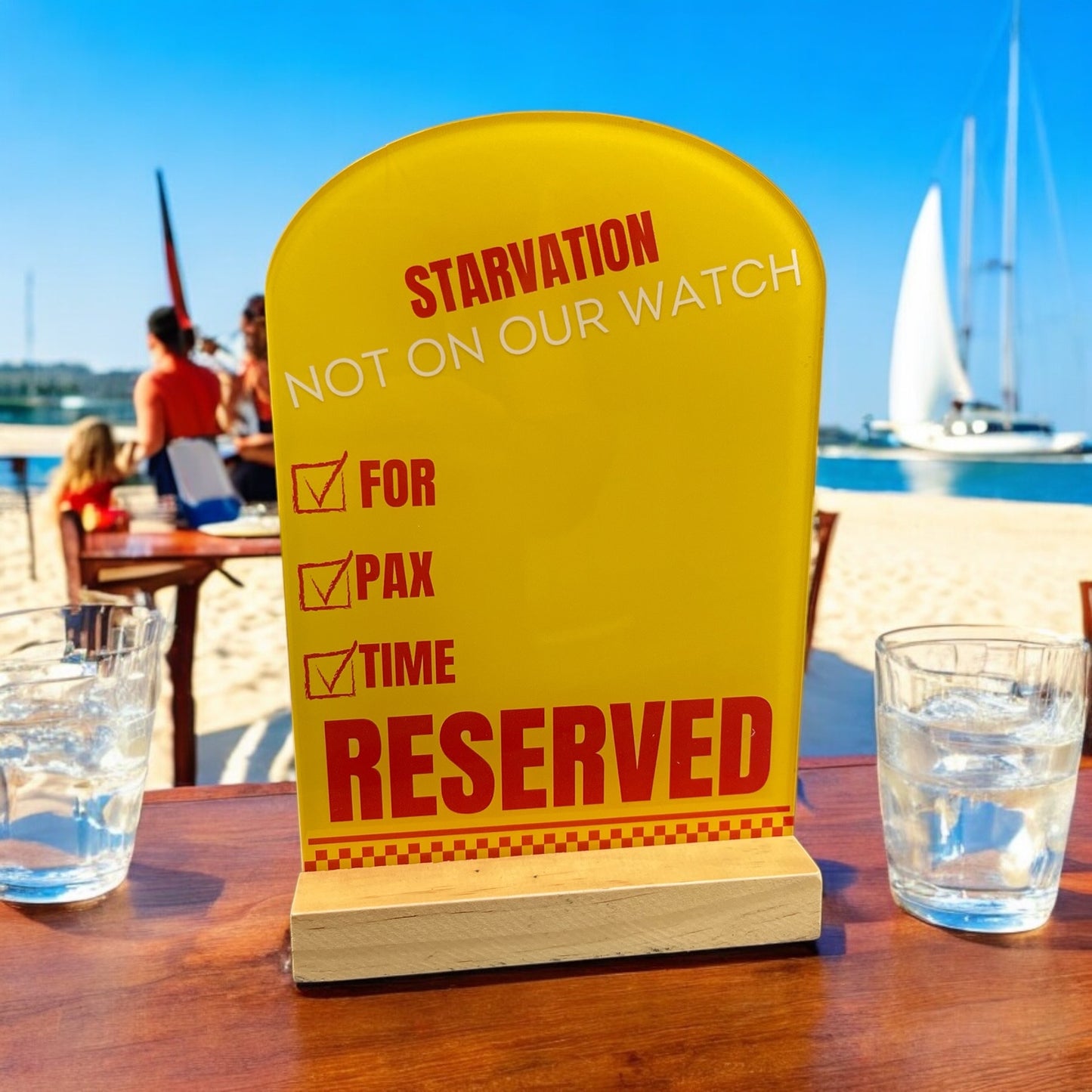 Surf Club Reserved Sign - RS010