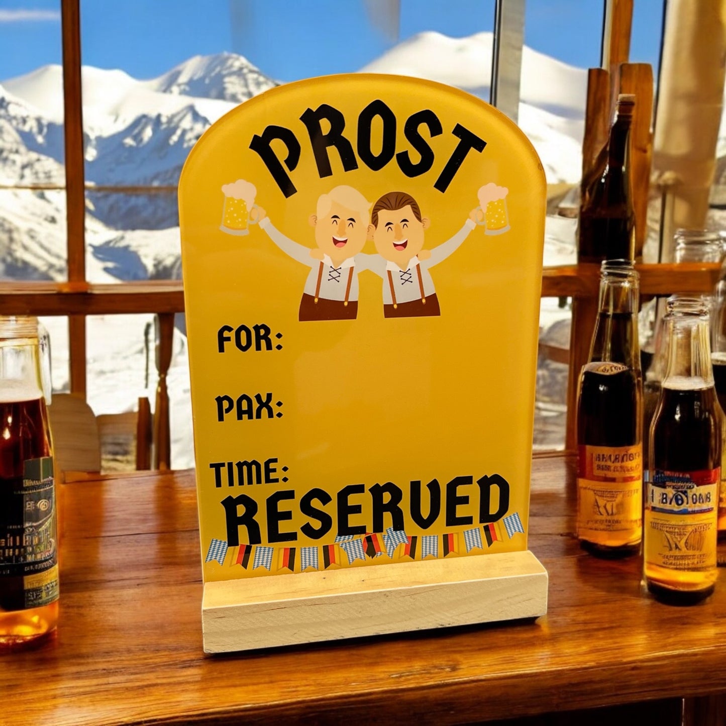 Beerhouse Reserved Sign - RS002