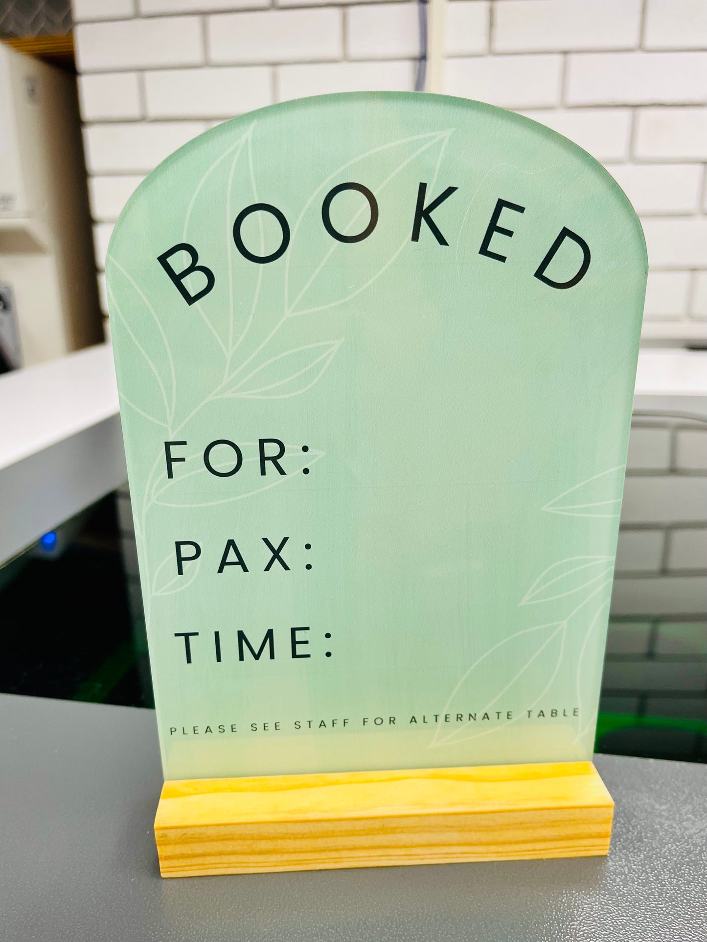 Reserved Sign Generic Botanic - RS022