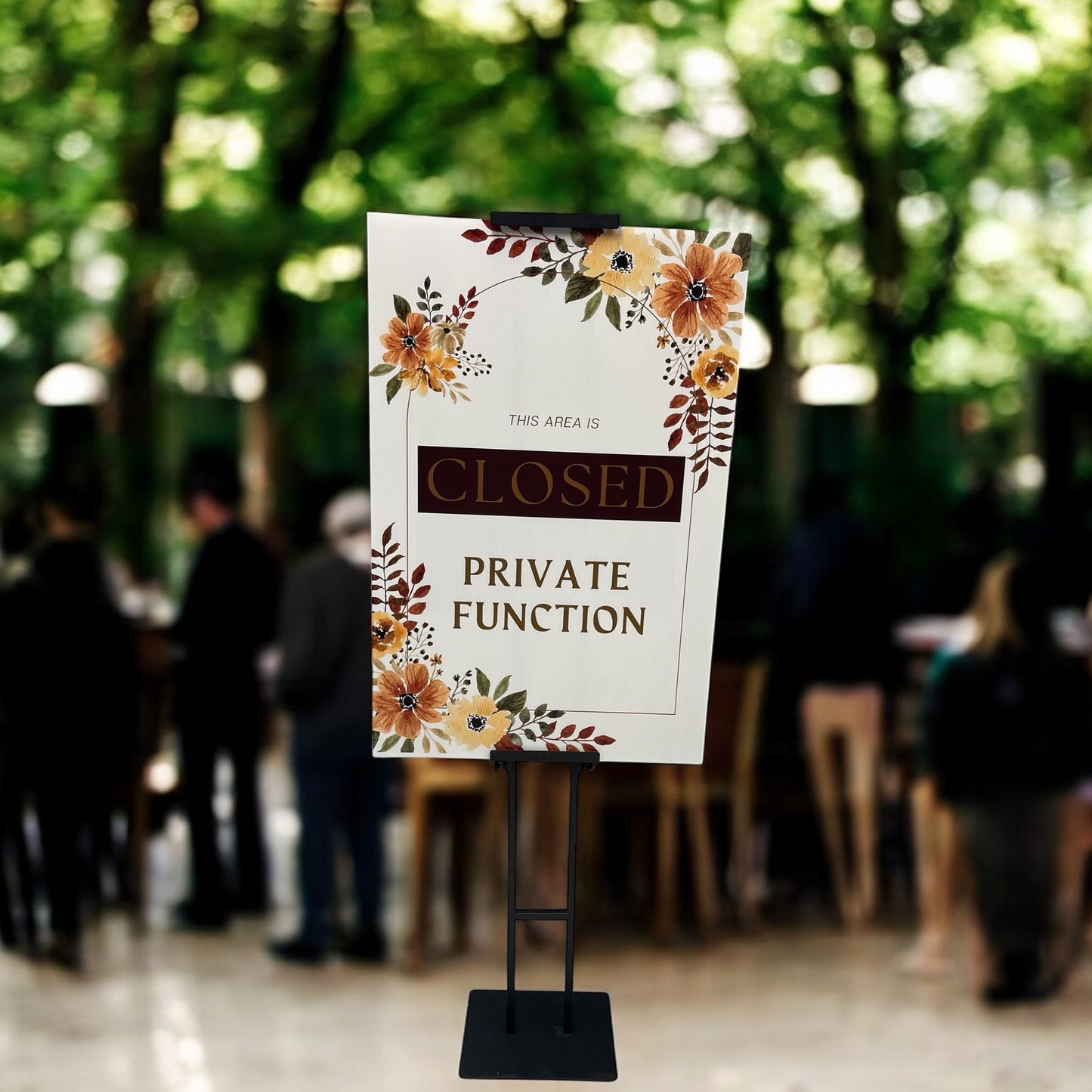 A1 Corflute Sign - Floral - FS002