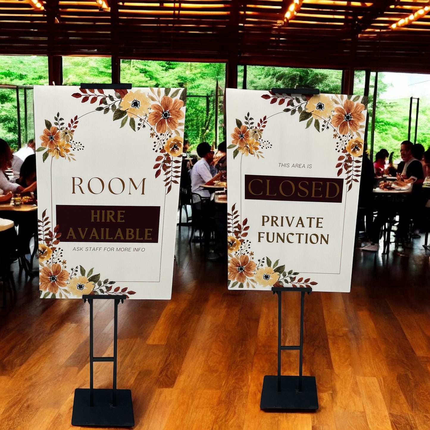 A1 Corflute Sign - Floral - FS002