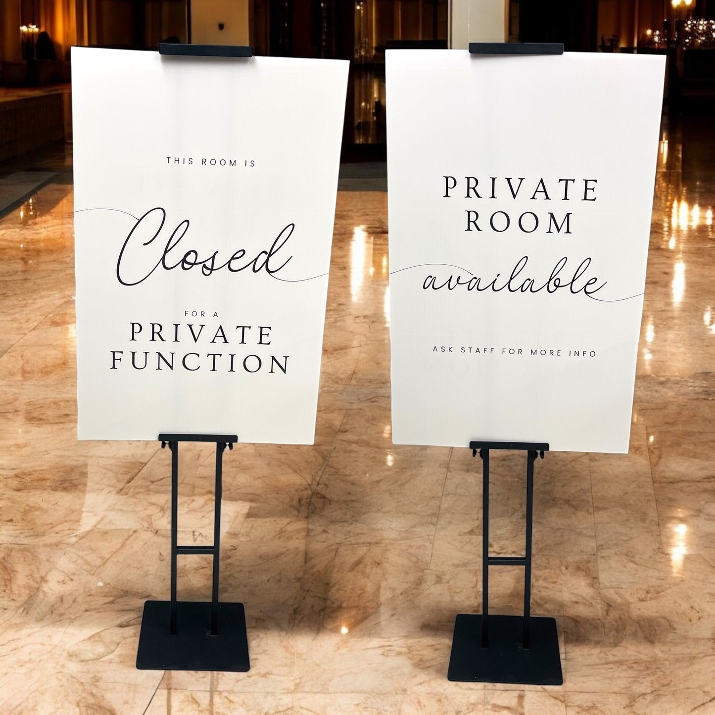 A1 Corflute Sign - Minimalist - FS006