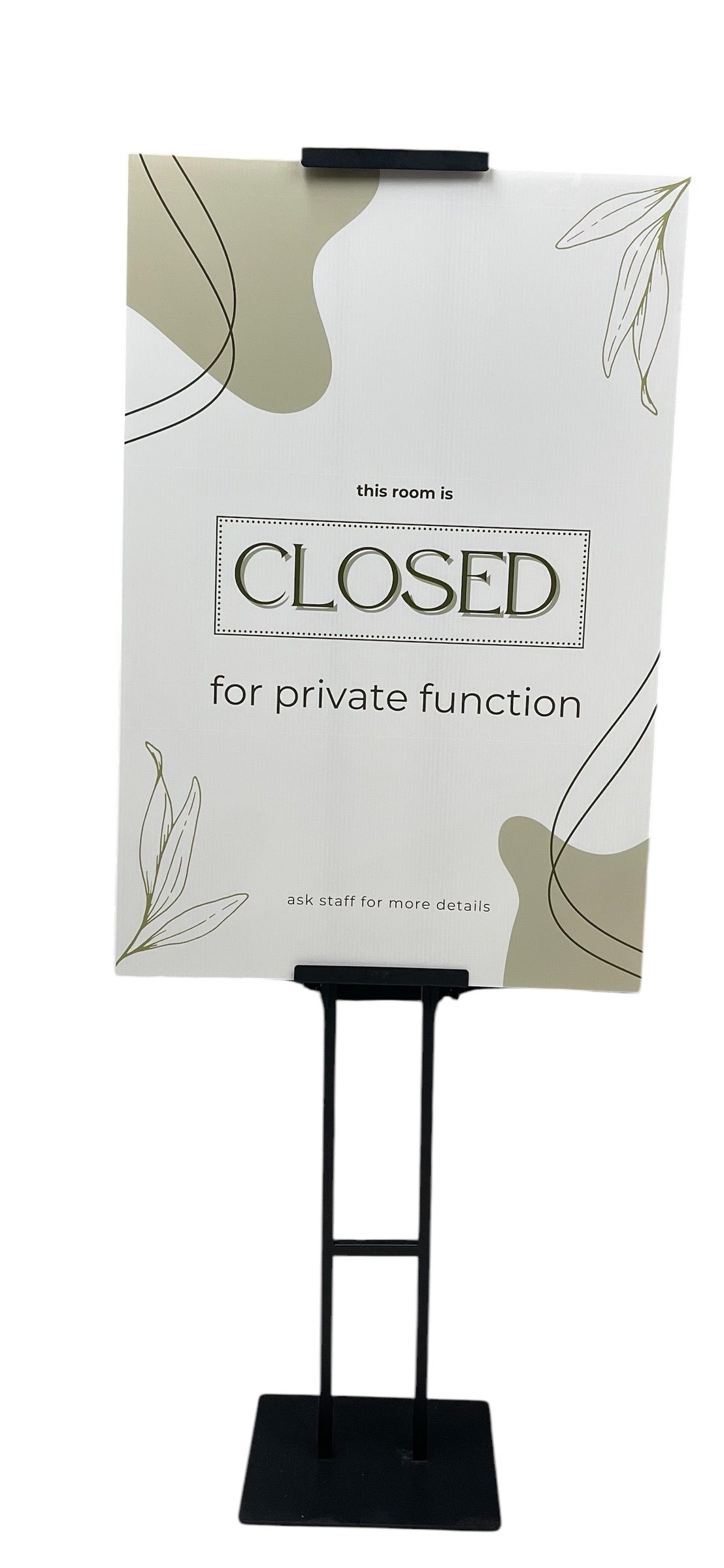 A1 Corflute Sign - Natural - FS007